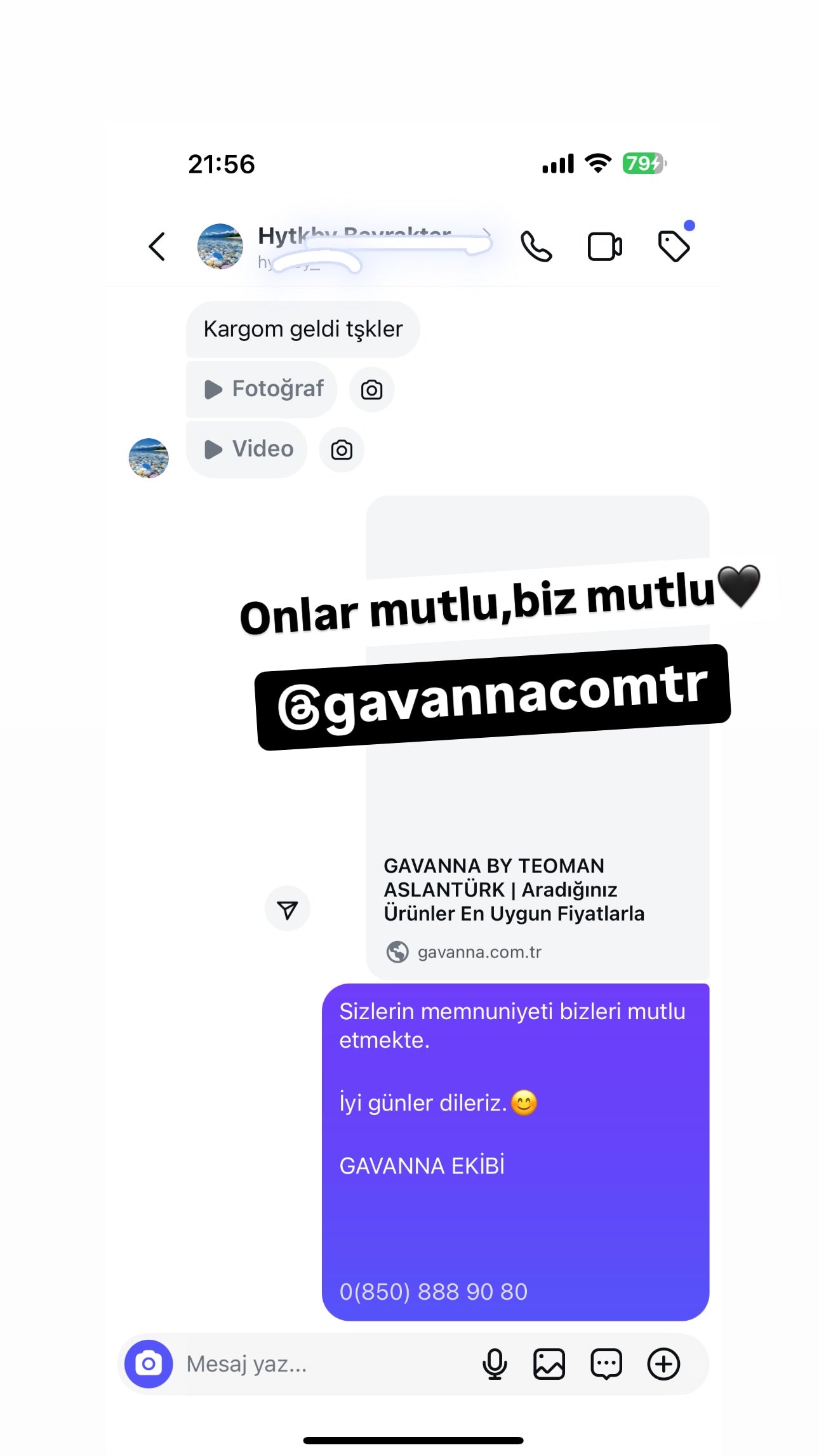 Müşteri fotoğrafı