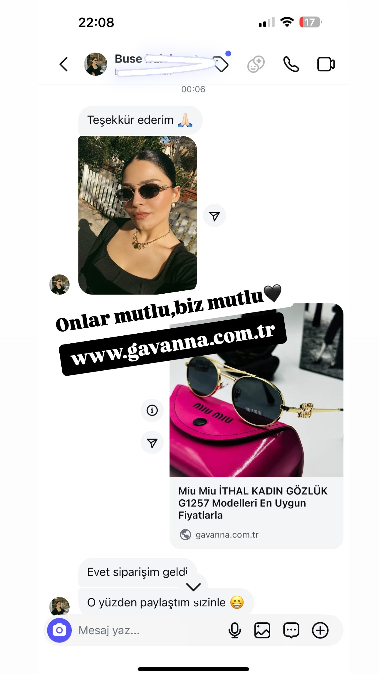 Müşteri fotoğrafı
