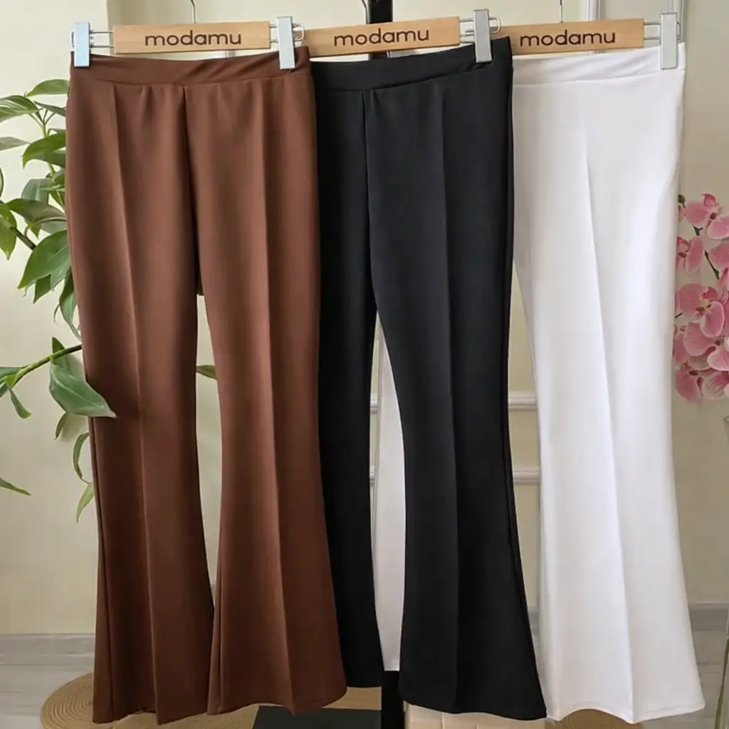 İspanyol Paça Pantolon 3'lü