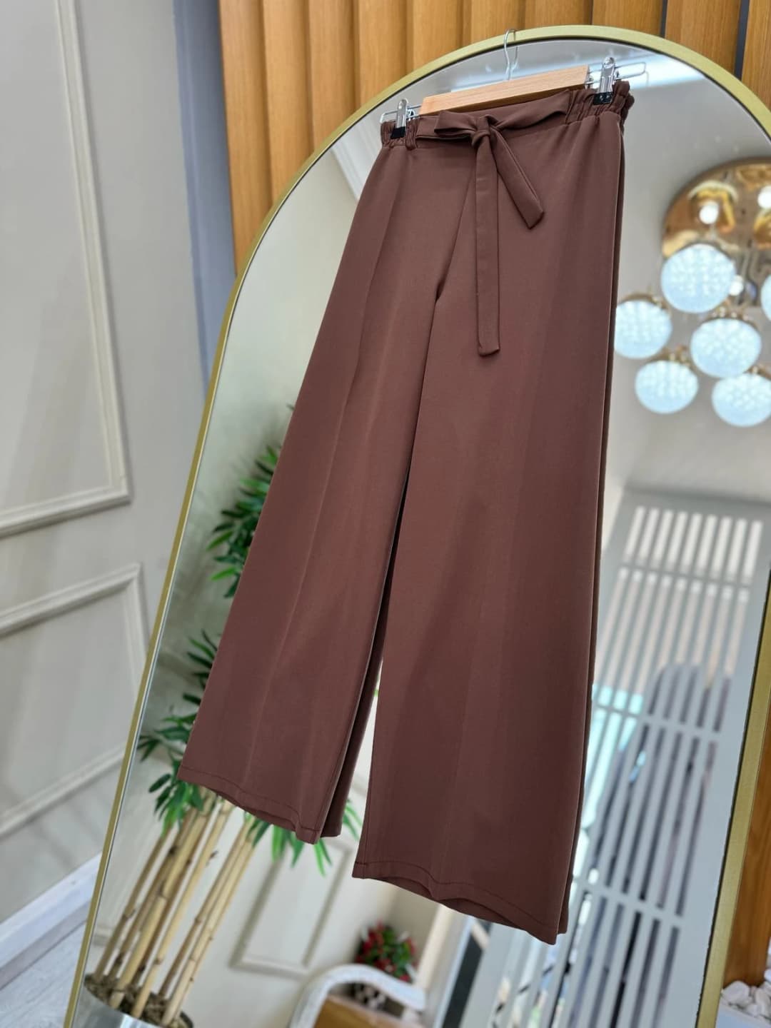 Double Bolpaça Pantolon Kuşaklı