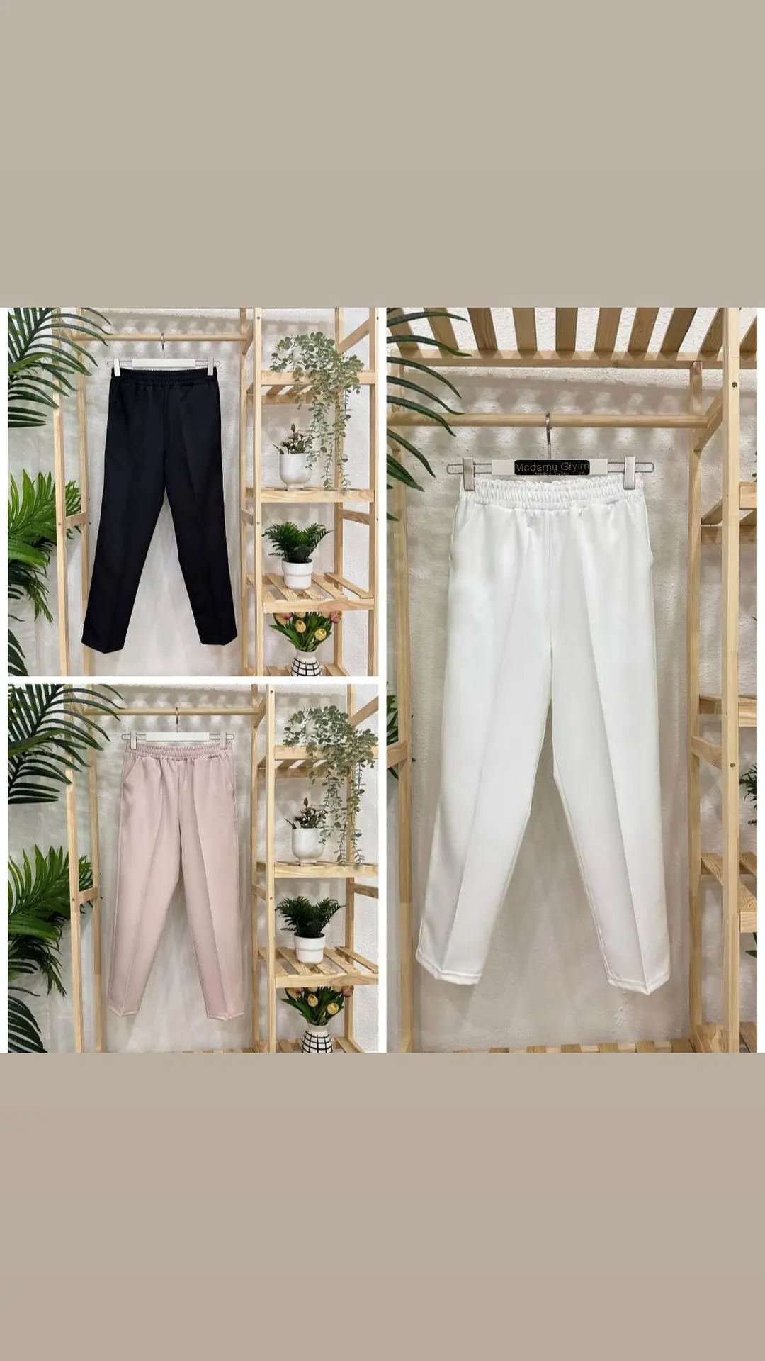 3'lü Hürrem Pantolon Dabıl